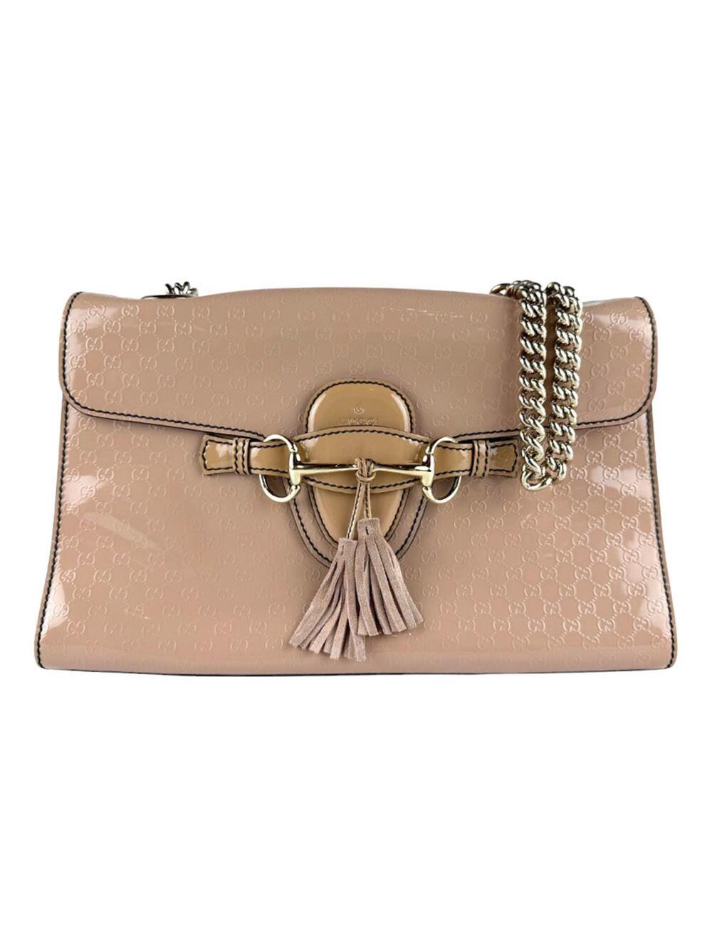 Emily Chain Flap Bag Microguccissima #356896G69B